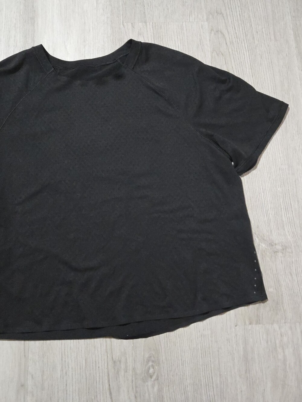Lululemon Black Fast And Free Race Length Cropped Top, SIZE S, See Description - Picture 6 of 14